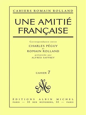 cover image of Une amitié française